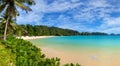 beautiful fantastic beach on a sunny summer day