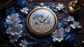 A Beautiful Fantasy Analog Watch Dial Background Selective Focus