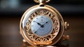 A Beautiful Fantasy Analog Watch Dial Background Selective Focus