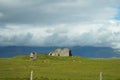 Beautiful farm in summer,Iceland.