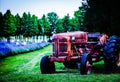 A beautiful farm tracteur Royalty Free Stock Photo