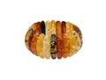 Beautiful and fashionable bracelet amber Royalty Free Stock Photo