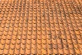 Beautiful -fashioned house roof as texture