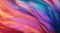 The beautiful feather bird texture background in the futurism