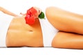 Beautiful female body. Royalty Free Stock Photo