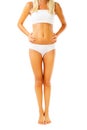 Beautiful female body. Royalty Free Stock Photo