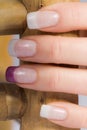 Beautiful female fingernails