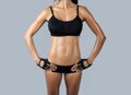 Beautiful female fitness model Royalty Free Stock Photo