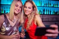 Beautiful female friends taking selfie Royalty Free Stock Photo