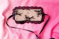 Beautiful female lace eye mask Royalty Free Stock Photo