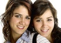 Beautiful female twins Royalty Free Stock Photo