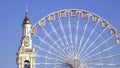 The Beautiful Ferris Wheel is monumentally standing