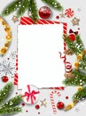 Beautiful festive card template