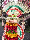 Beautiful figure made out of bamboo leafs for Nyepi Festival, Ba Royalty Free Stock Photo