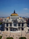 Beautiful Fine Arts Palace of Mexico City in Mexico