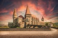 Transylvania medieval castle, Corvinilor castle fineart Royalty Free Stock Photo