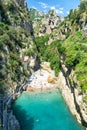 Fiordo di Furore in Italy Royalty Free Stock Photo