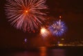 Beautiful fireworks Royalty Free Stock Photo