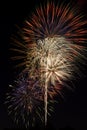Beautiful Fireworks Display Royalty Free Stock Photo