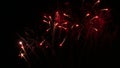 Beautiful fireworks show Royalty Free Stock Photo