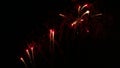 Beautiful fireworks show Royalty Free Stock Photo