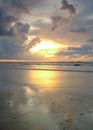 Beautiful fisherman boats at Bali Beach Indonesia