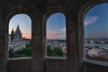 Beautiful Fisherman`s Bastion in Budapest Hungary