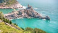 Beautiful fisherman town of Portovenere near Cinque Terre, La Spezia, Liguria, Italy Royalty Free Stock Photo