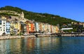 Beautiful fisherman town of Portovenere near Cinque Terre, Liguria, Italy Royalty Free Stock Photo