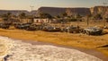 Beautiful fishermen town`s coast in Iran