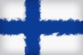 Beautiful flag of Finland