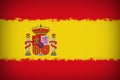 Beautiful flag of Spain