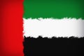 Beautiful flag of United Arab Emirates