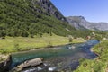 Beautiful Flam valley in Norway