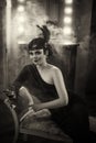 Beautiful Flapper girl