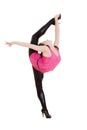 Beautiful flexibility dancer posing