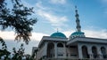 The beautiful floating mosque of Kuching