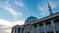 The beautiful floating mosque of Kuching