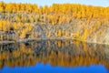 a beautiful flooded gold mine near the village of Mindyak