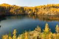 a beautiful flooded gold mine near the village of Mindyak