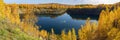 A beautiful flooded gold mine near the village of Mindyak