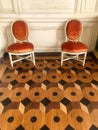 beautiful floor with multicolored inlays