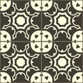 Beautiful Floor Tiles with Abstract Vintage Decorative Geometric Ornament