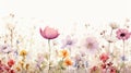 beautiful flora flower background elegant