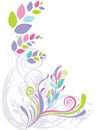 Beautiful floral abstract background