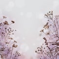 Beautiful floral abstract nightly background of nature