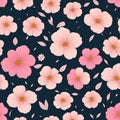 beautiful floral flower seamless pattern background for ai generated