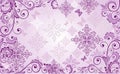 Beautiful floral lilac background