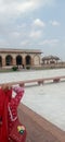 A beautiful floral ornament on Lahore fort