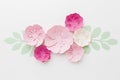 beautiful floral paper ornament. High quality photo